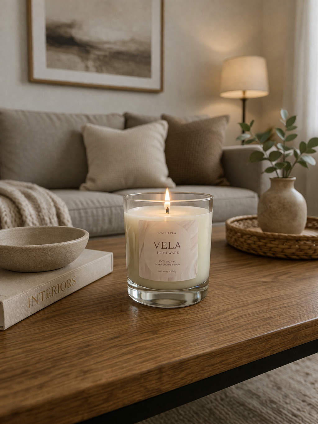 Sweet Pea Scented Candle