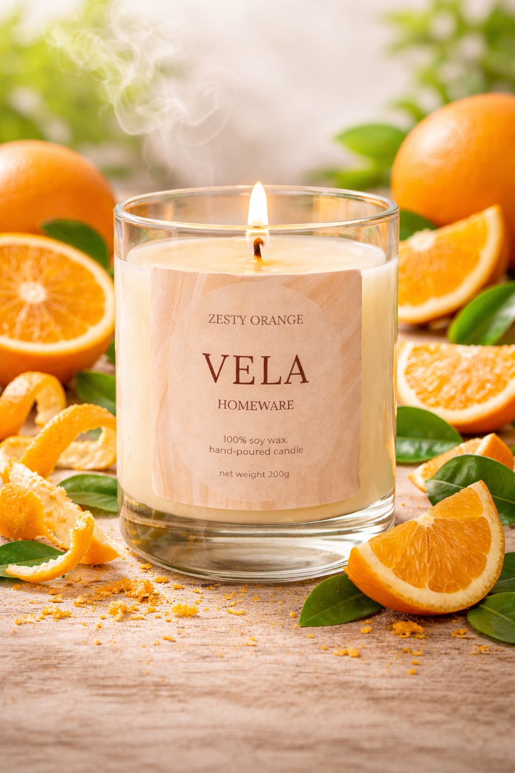 Zesty Orange Scented Candle