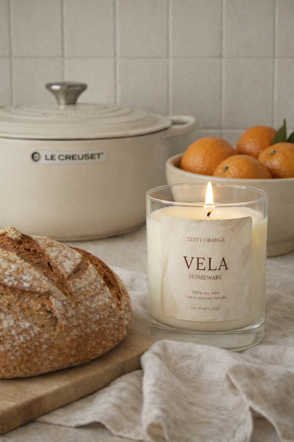 Zesty Orange Scented Candle
