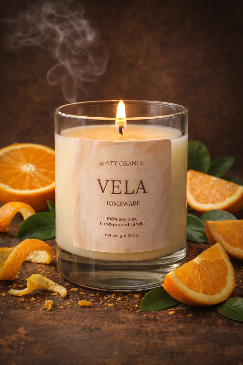 Zesty Orange Scented Candle