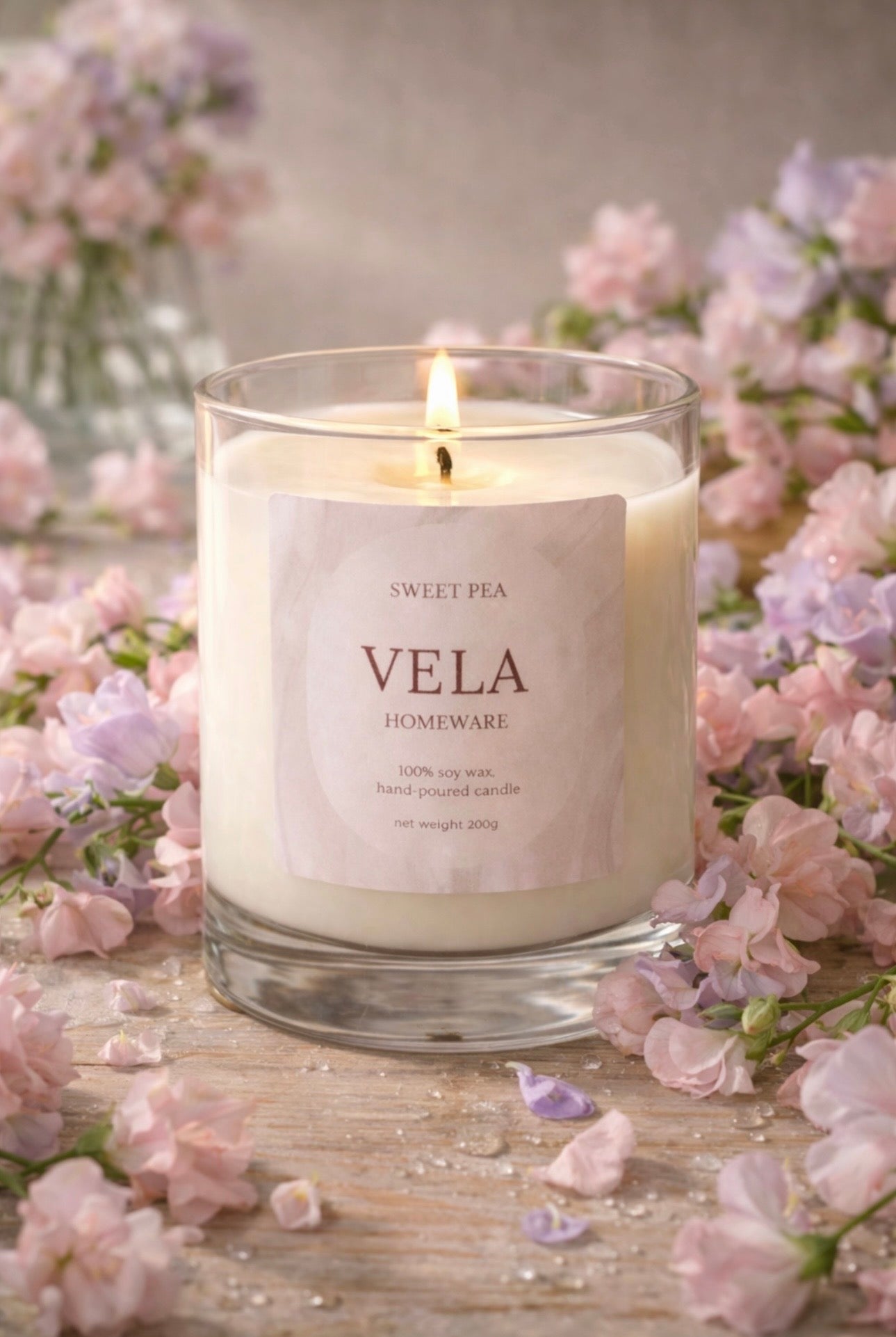 Sweet Pea Scented Candle